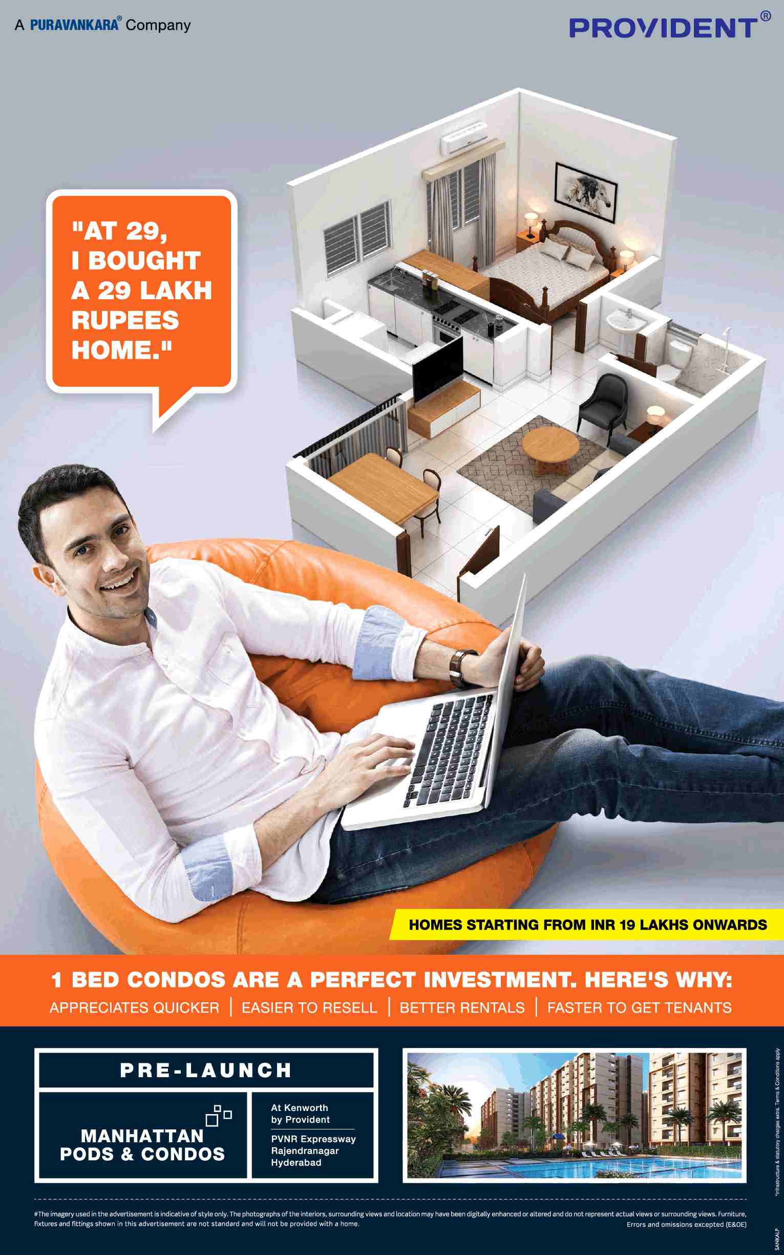 4 reasons to buy 1 bed homes at Provident Manhattan Pods And Condos in Hyderabad Update